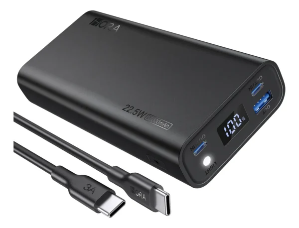 Power Bank Portable Battery 20000mah Pd 22.5w