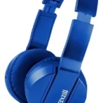 Maxell Solid2 Hands-Free Headband Headphones with DJ Microphone, Blue