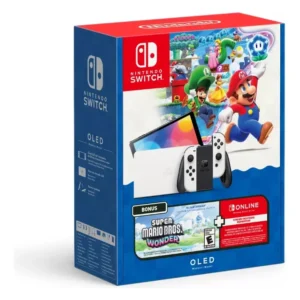 Nintendo Switch Oled Mario Wonder Console