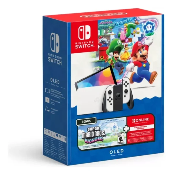 Nintendo Switch Oled Mario Wonder Console